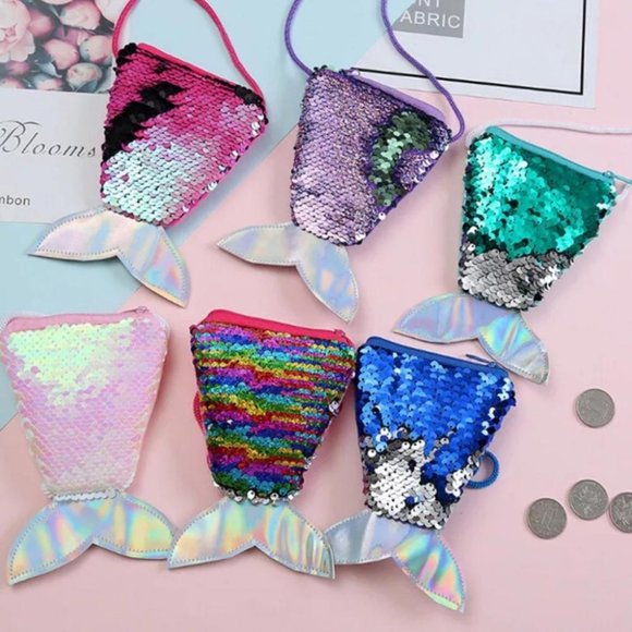 Mermaid Tail Purse Mini  Crossbody - Picture 1 of 6